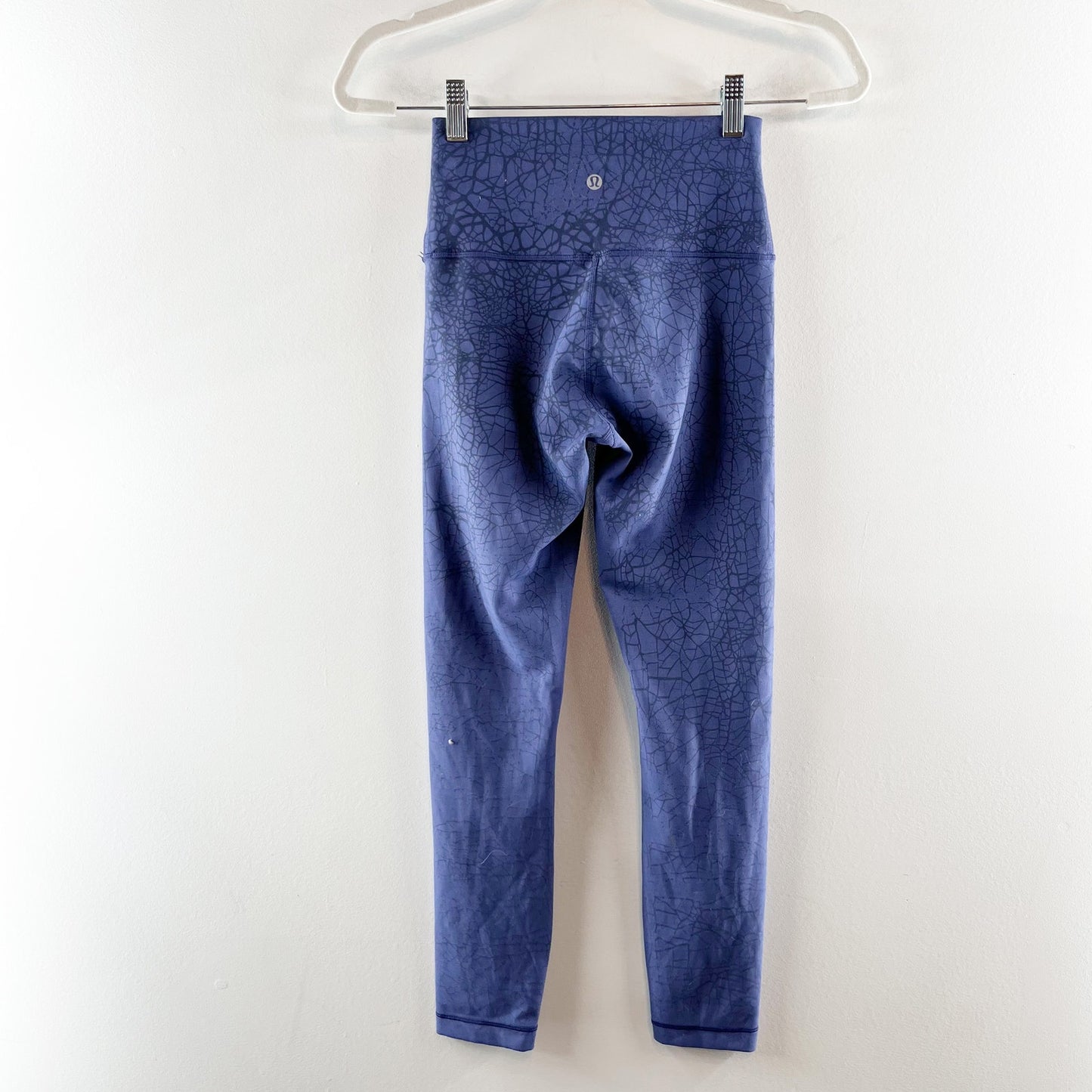 Lululemon Wunder Train High-Rise Tight 25" Thread Dye Night Sea Black Blue 4