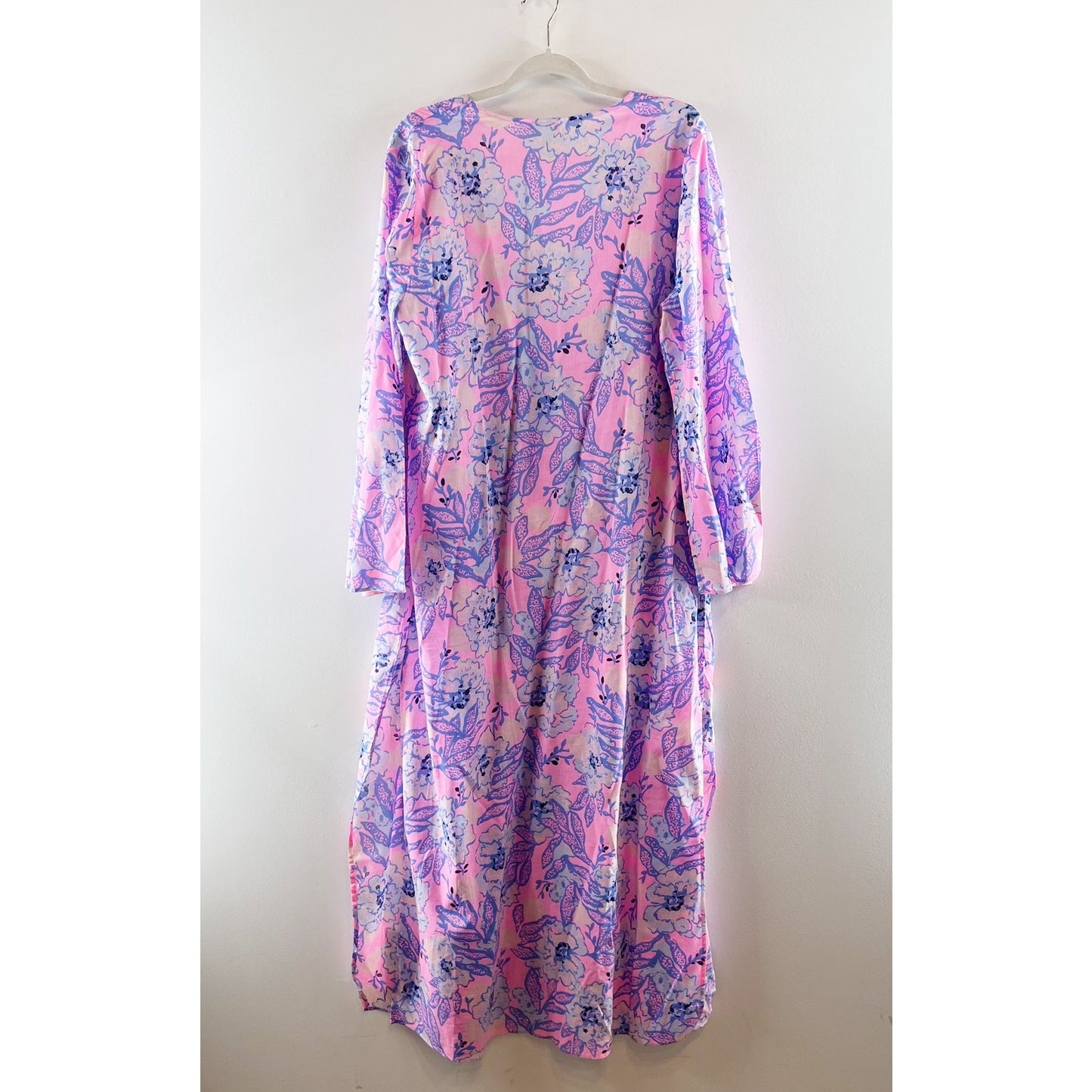Lilly Pulitzer Perry Cover Up Maxi Dress Multi Totally Koalafied Pink XL
