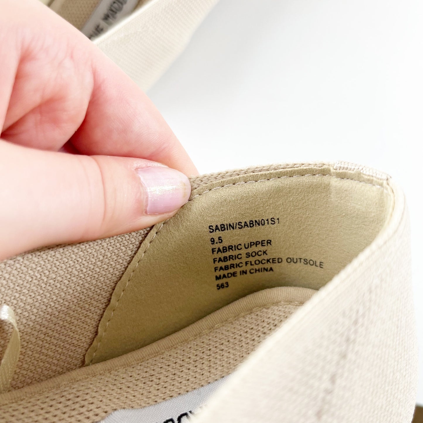 Steve Madden Sabin Knit Loafer Flats Nude Tan Beige 9.5