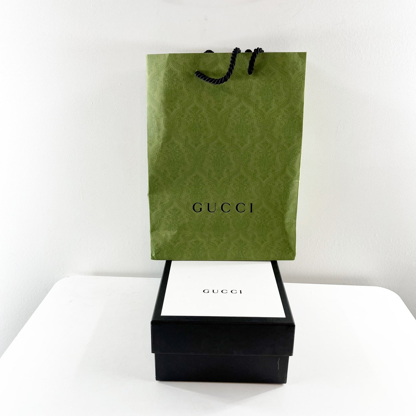 Gucci Marmont Leather Gold GG Logo Block Heel Ankle Strap Pump Sandals Black 39