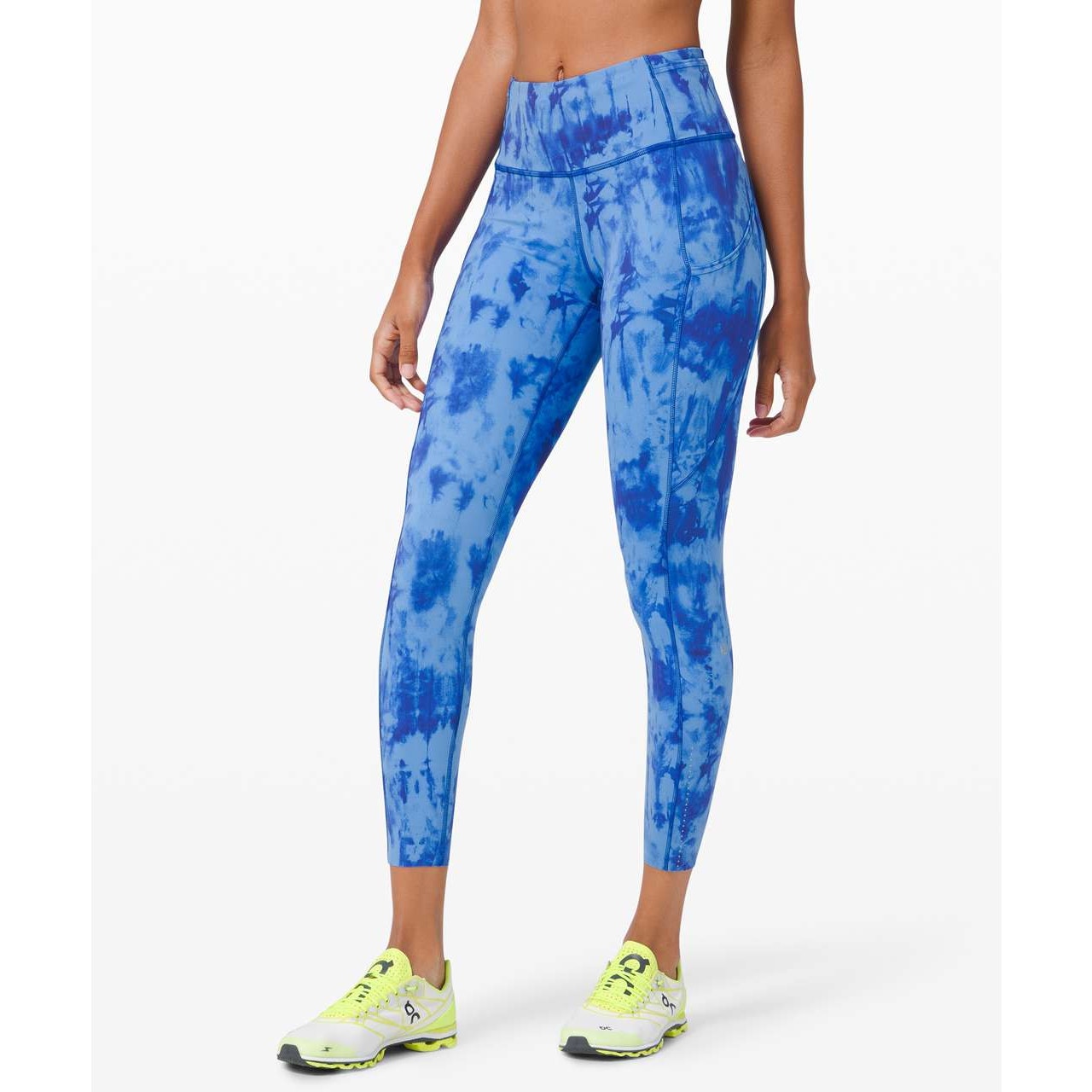 Lululemon Fast and Free Tight II Leggings 25" Game Day Game Day Blue Multi 6
