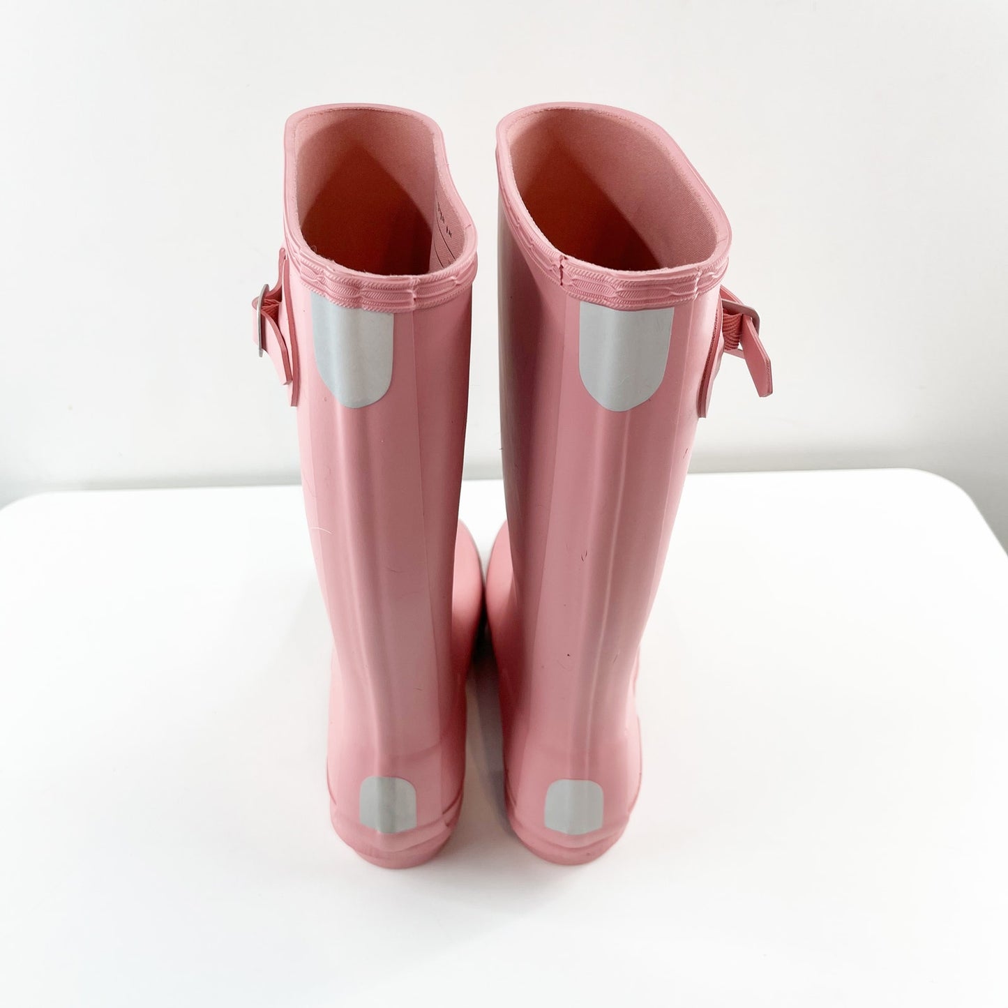 Hunter Original Knee High Rubber Rain Boots Pink 5