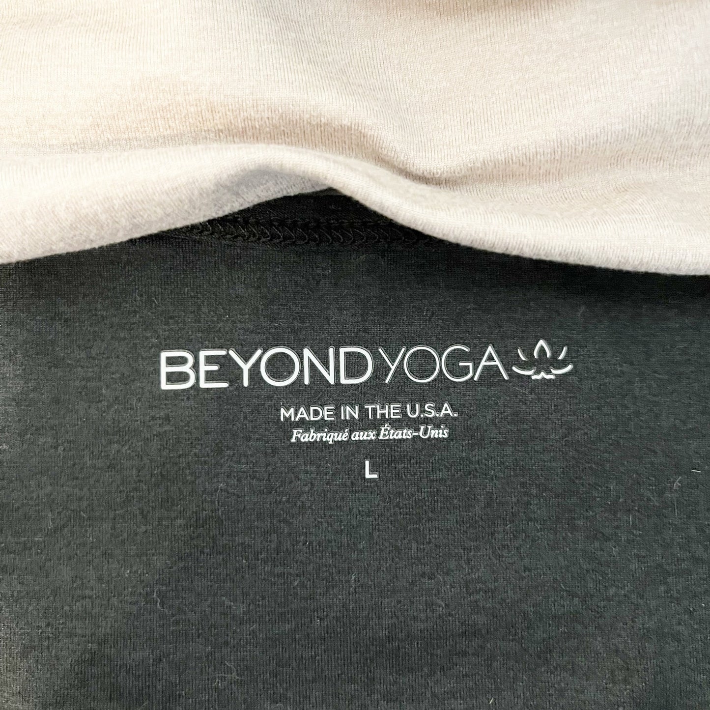 Beyond Yoga Spacedye Blocked At Your Leisure Colorblock Crossover Bra Gray Large