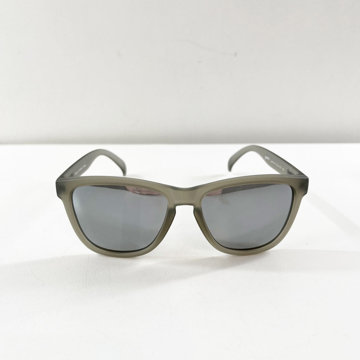 Goodr 'Going to Valhalla' Chrome Reflective Sunglasses Gray Unisex