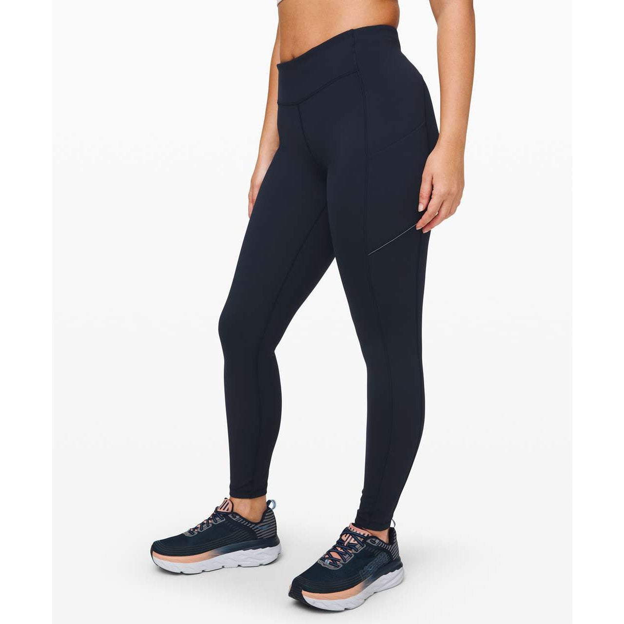 Lululemon Speed Up Tight 28" Brushed Full-On Luxtreme True Navy Blue 4