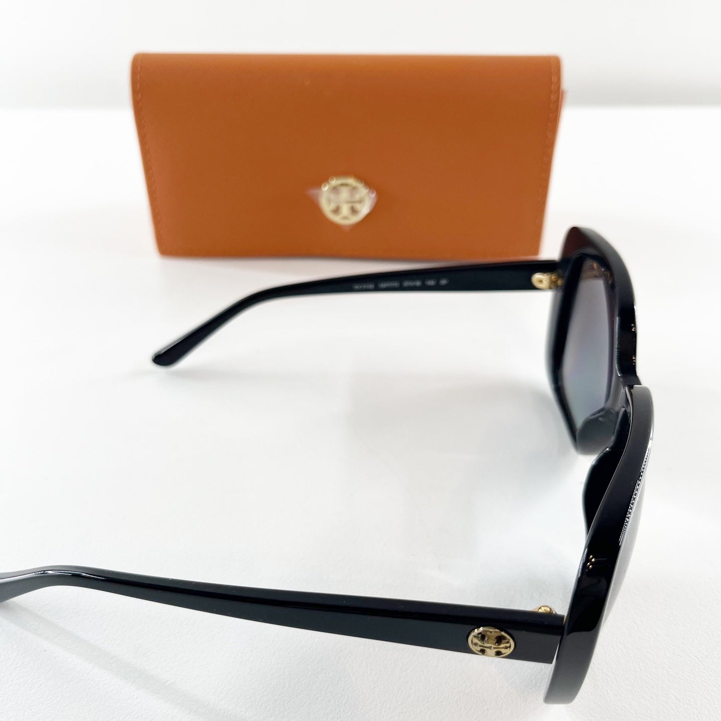 Tory Burch Square Oversized Sunglasses Black with Case