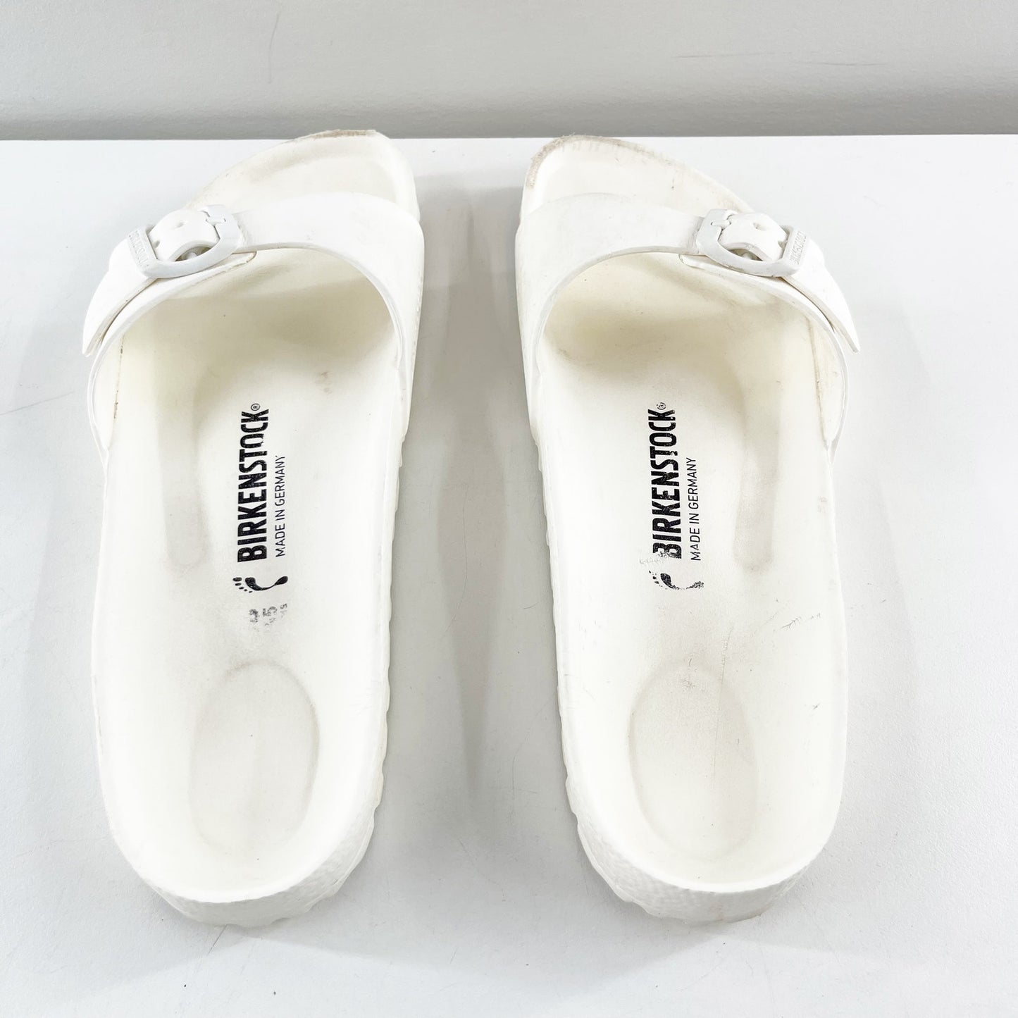 Birkenstock Madrid Eva Buckle Slide Sandals White 38 / 7