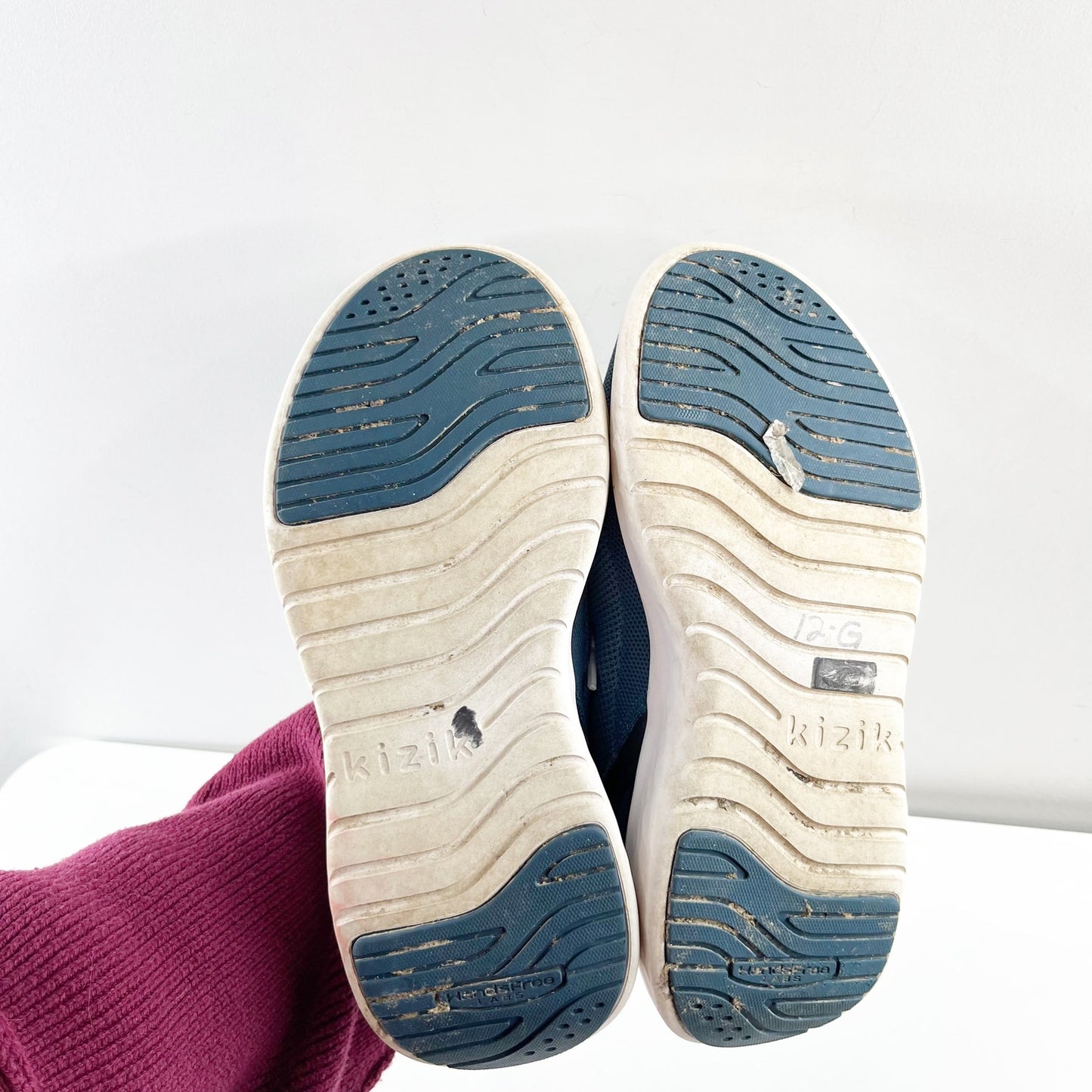 Kizik Athens Comfort Sneakers Shoes Deep Sea Blue Women's 8