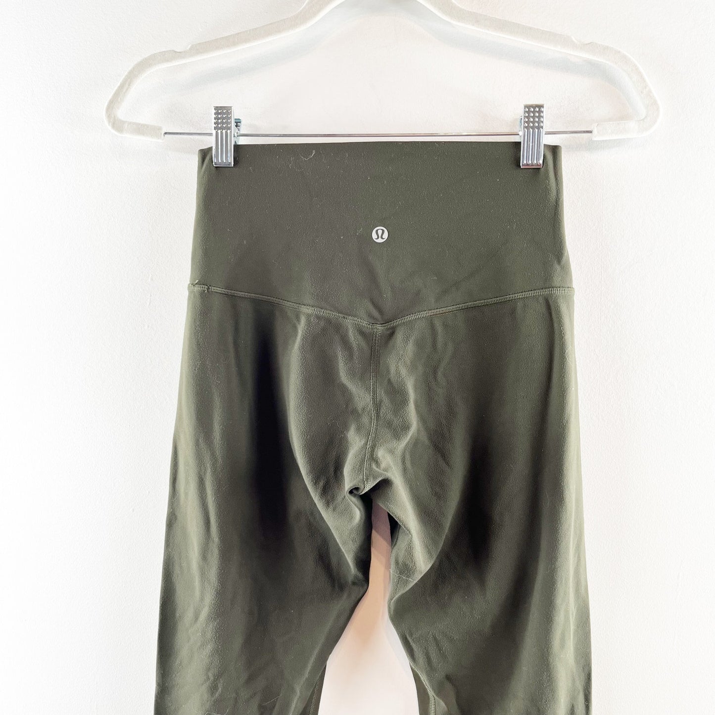 Lululemon Align Pull On High Waisted Yoga Leggings Pants II Fatigue Green 6