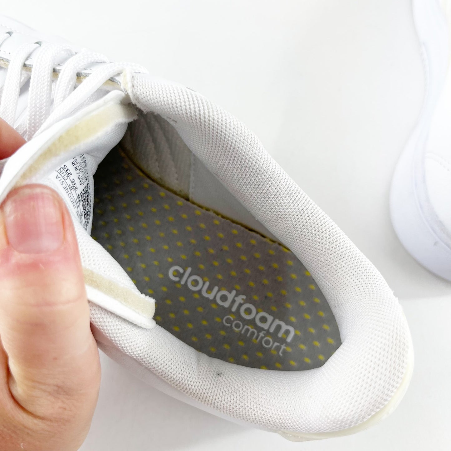 Adidas Grand Court Shoes Sneakers Lace Up Low Top White 6.5