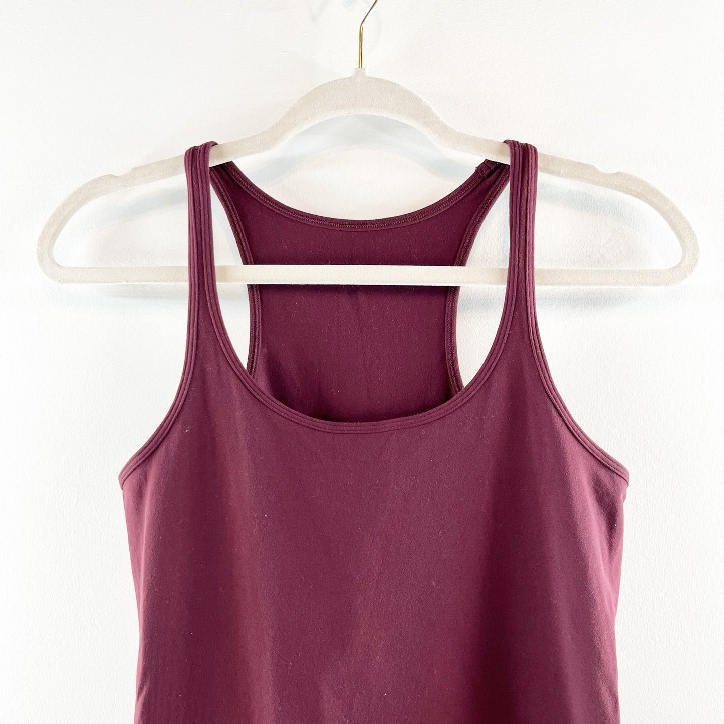 Lululemon Cool Racerback Tank Top Burgundy Maroon Small