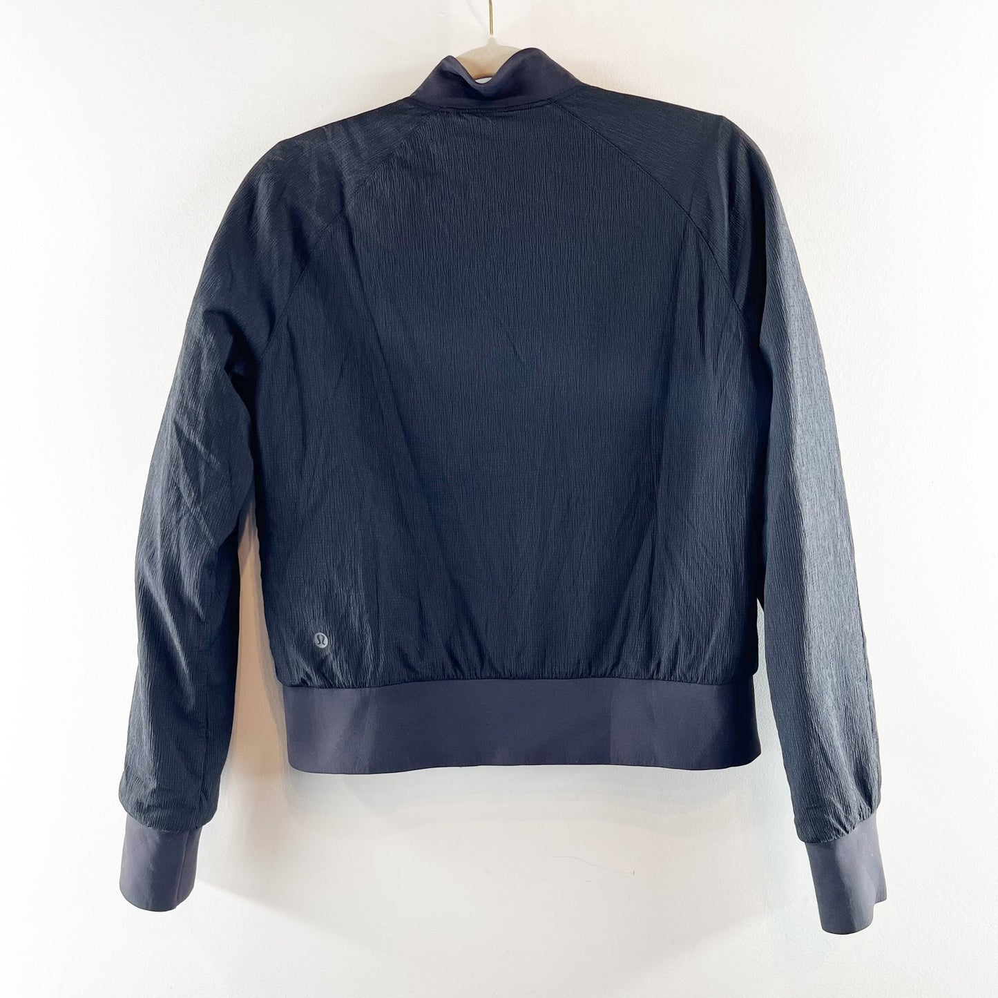 Lululemon Non-Stop Bomber Jacket Full Zip Black 6