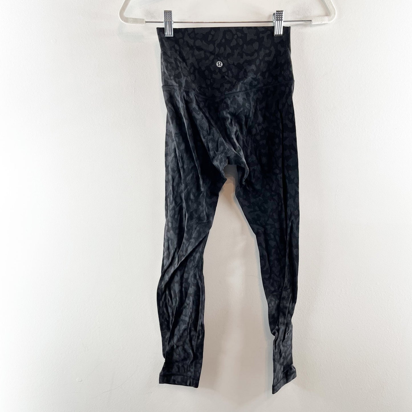 Lululemon Align Pant II 25" Formation Camo Deep Coal Multi Black 4