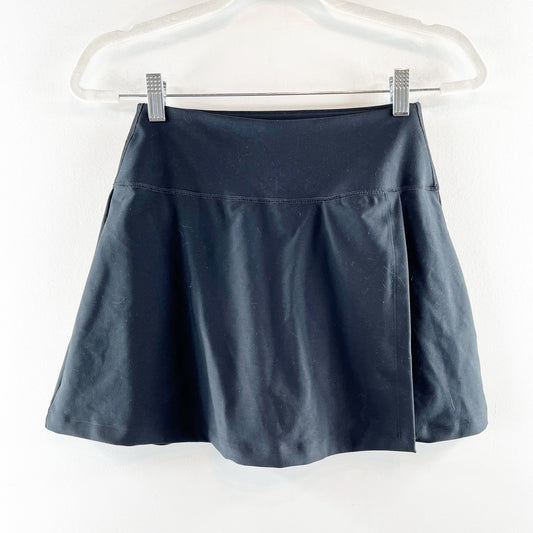 Abercrombie & Fitch YPB SculptLUX Wrap Mini Skirt Skort Black Small