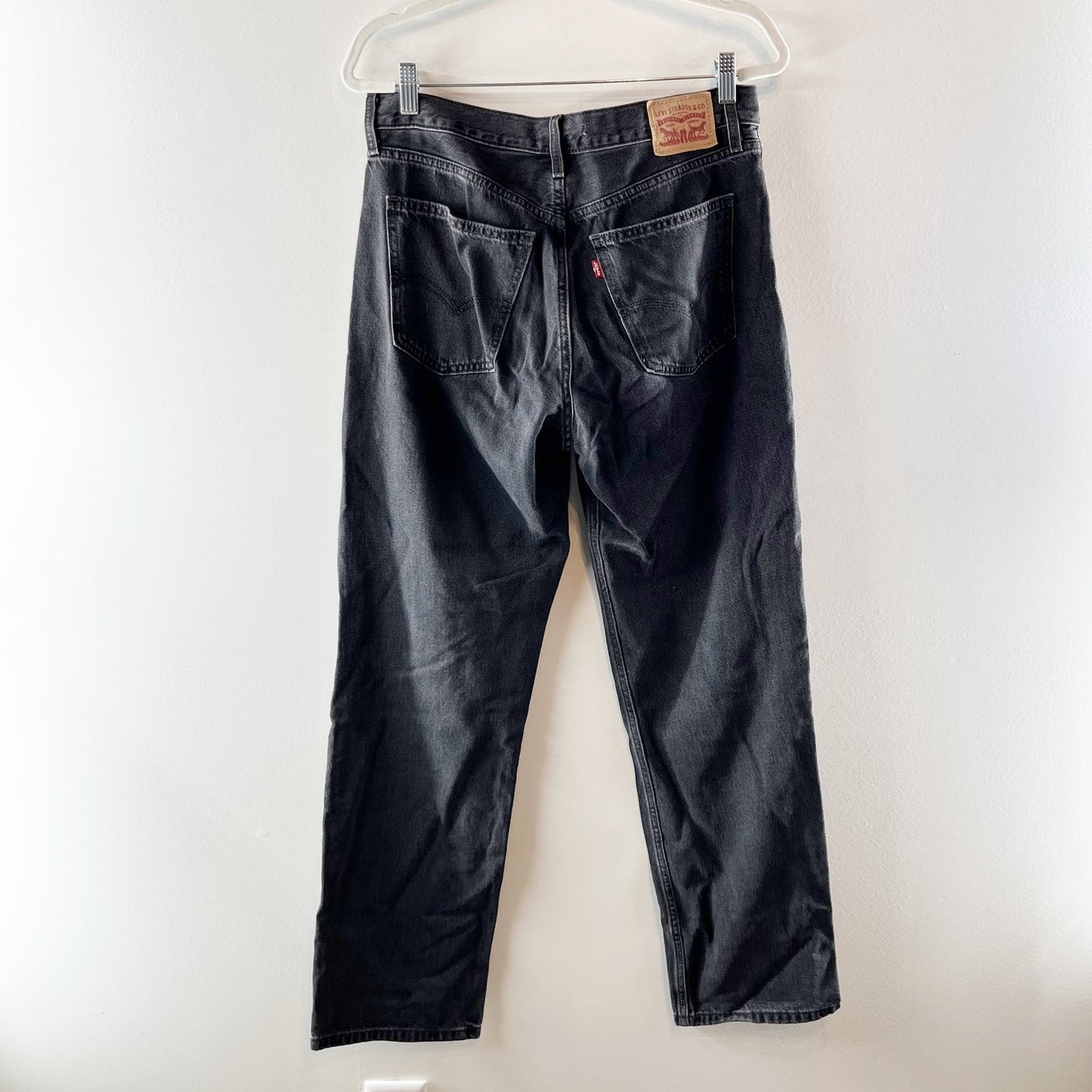 Levi's Low Pro Low Rise Straight Leg Jeans Black 28