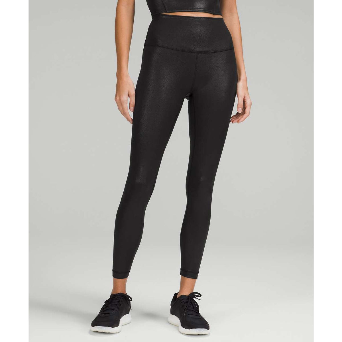 Lululemon Wunder Train High-Rise Tight Legging 25" Foil Radiate Foil Black 6