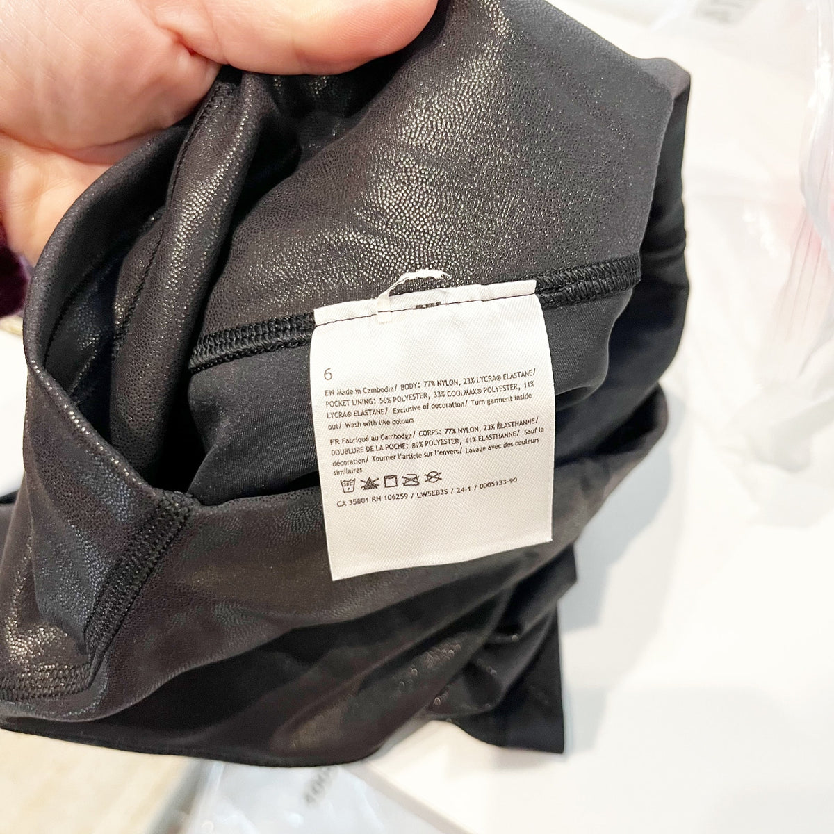 Lululemon Wunder Train High-Rise Tight Legging 25" Foil Radiate Foil Black 6