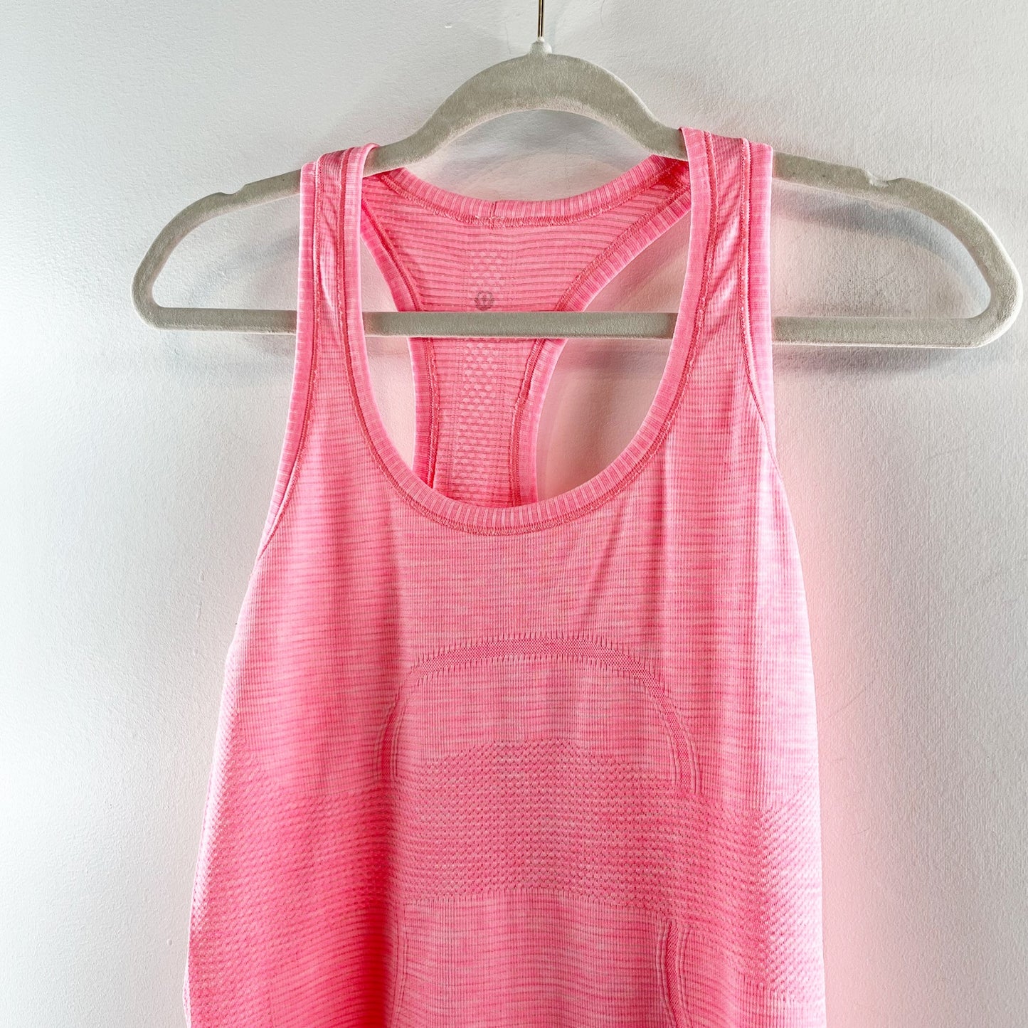 Lululemon Run: Swiftly Tech Racerback Tank Top Heathered Neon Pink 6