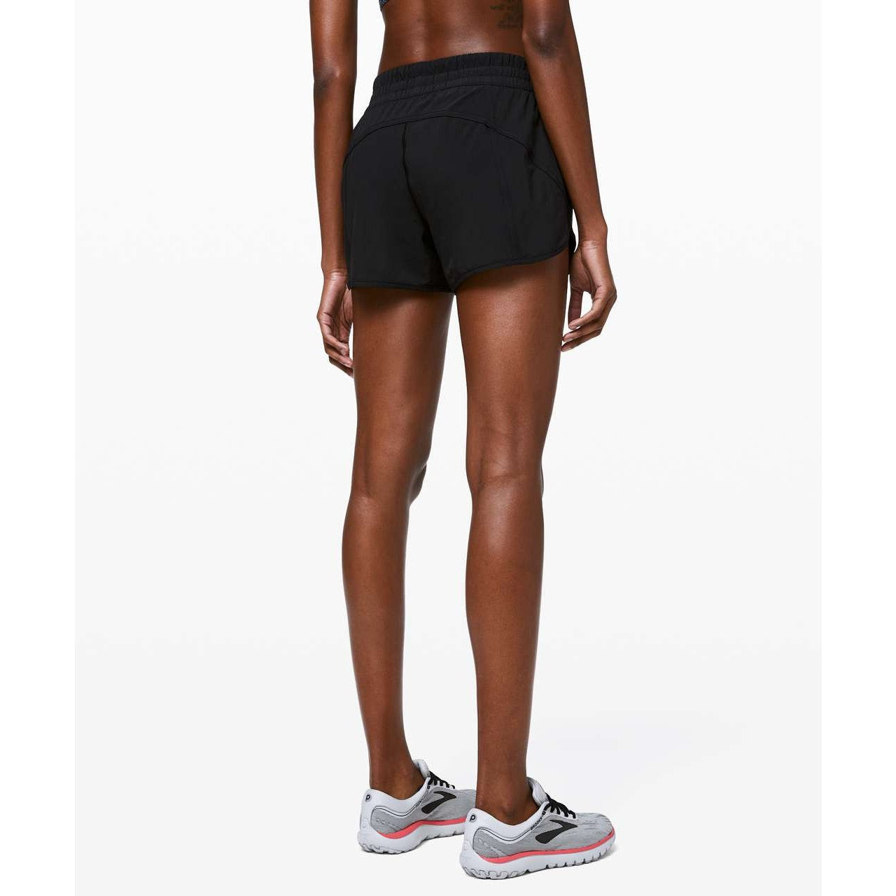 Lululemon Tracker Lined Running Shorts V 4" Black 12
