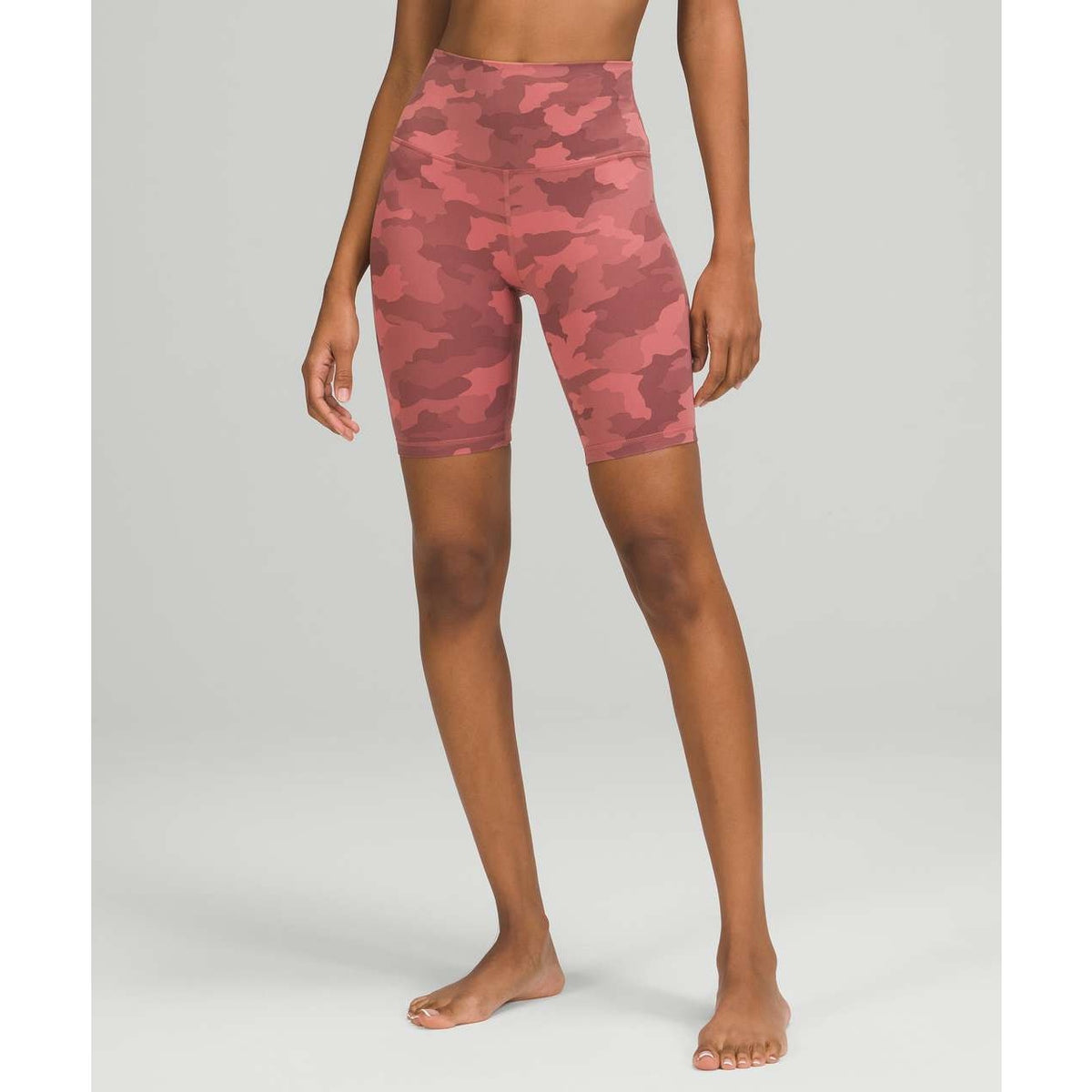 Lululemon Athletica Align Short 8" Heritage 365 Camo Brier Rose Pink Multi 6