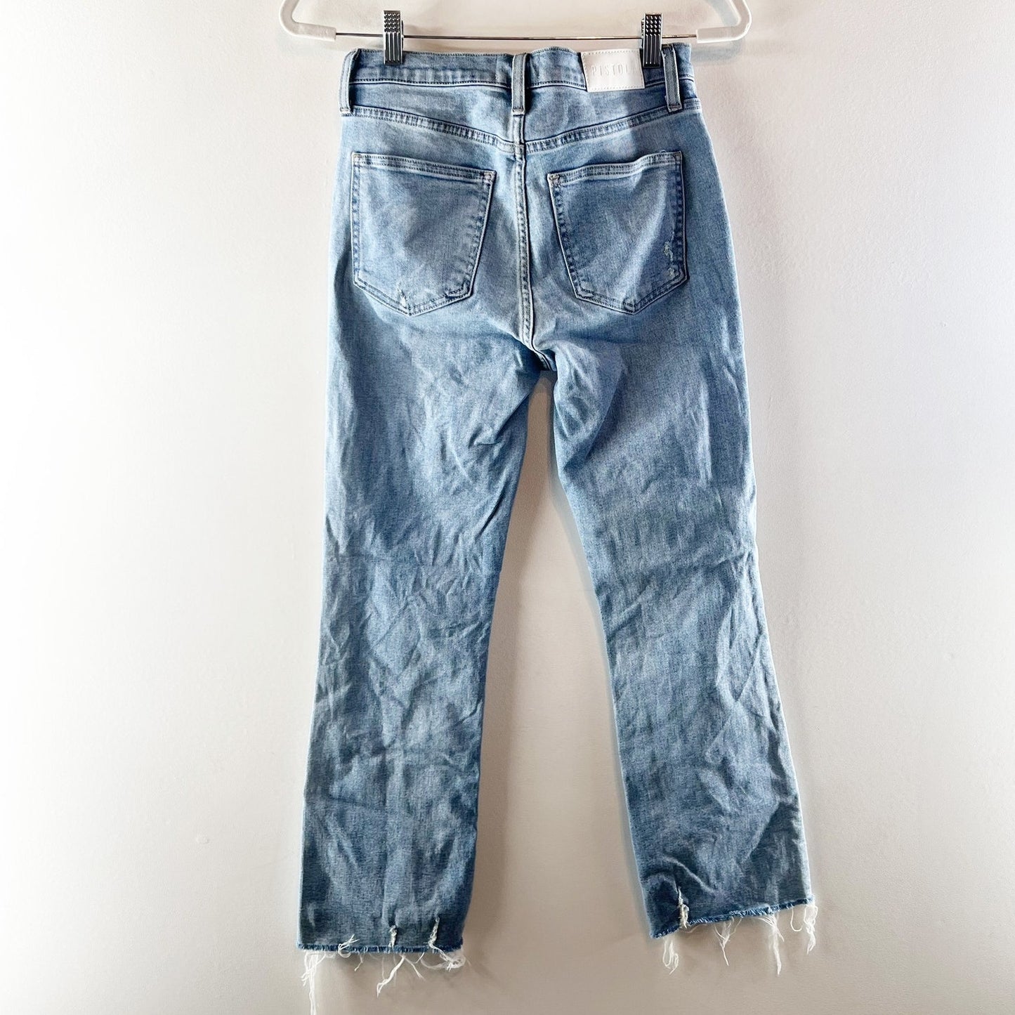 Pistola Lennon High Rise Cropped Boot Cut Jeans Zuma Blue 26