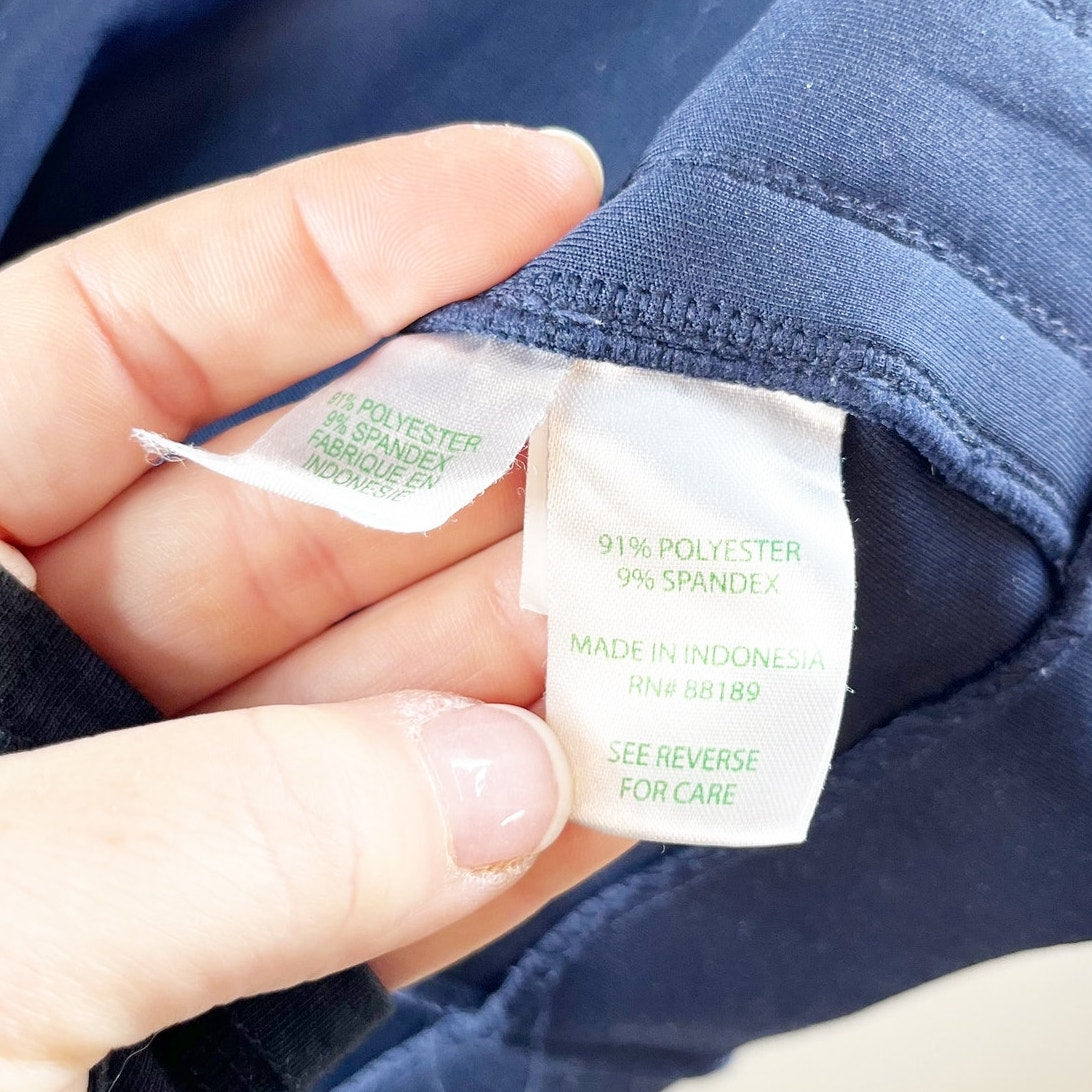 Lilly Pulitzer Mila Sleeveless Mini Shift Dress Navy Blue Medium