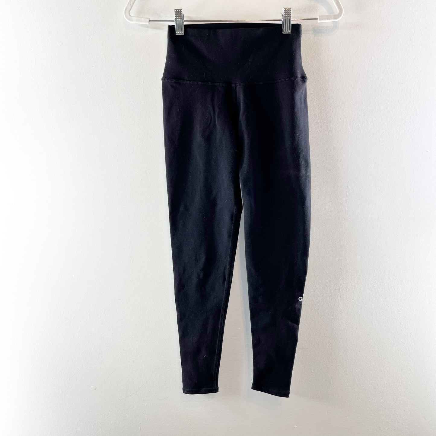 Alo Yoga Airbrush Pull On High-Waisted Leggings Pants Black XS