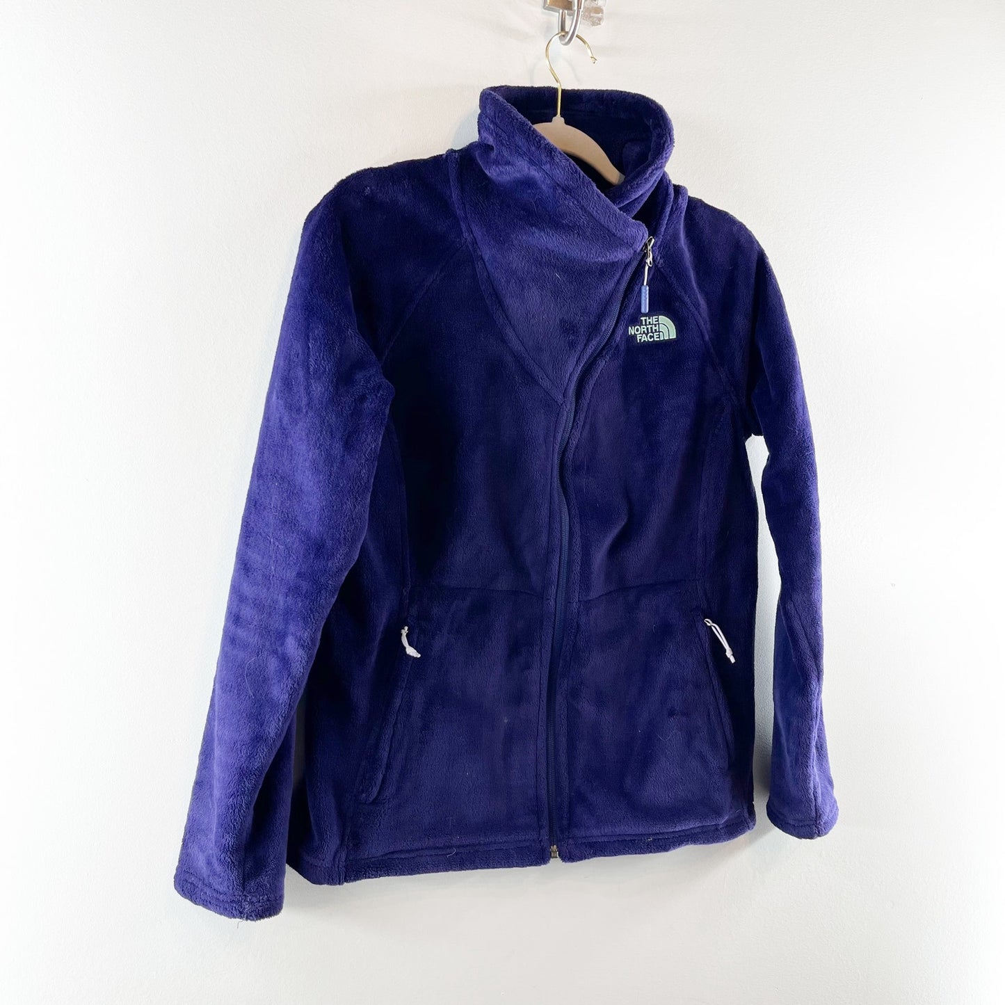 The North Face Osito Full Zip Fleece Jacket Purple Medium