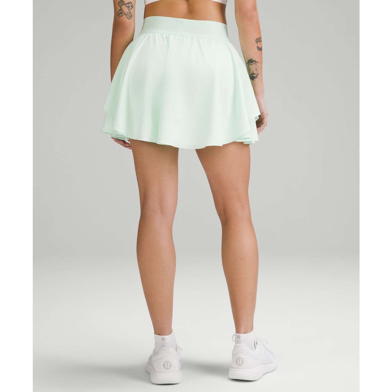 Lululemon Court Rival High-Rise Skirt Long Mint Moment Green 2