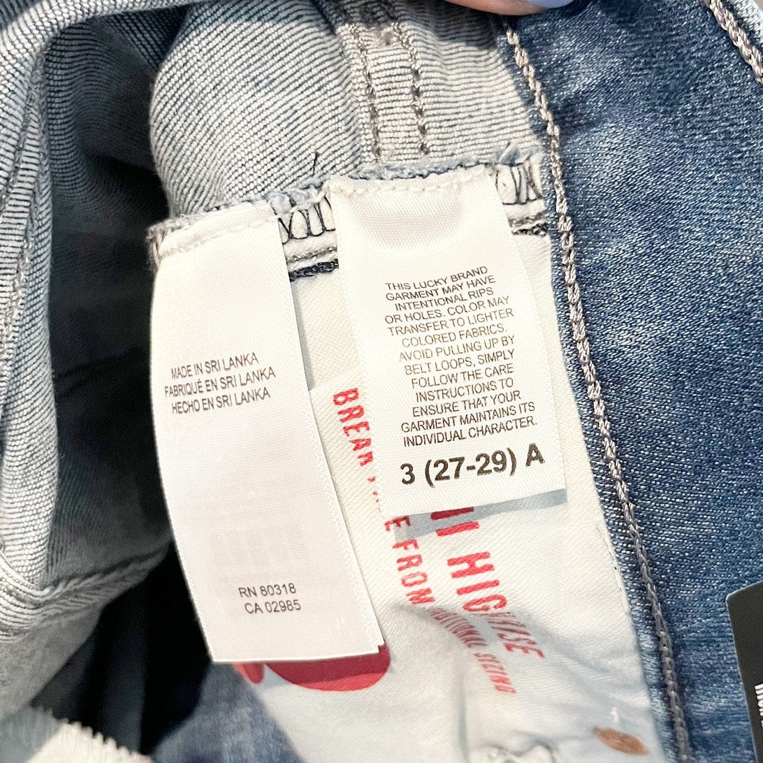 Lucky Brand High Rise Uni Fit Bootcut Jeans Denim Blue 27-29