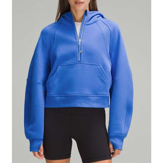 Lululemon Scuba Oversized Half-Zip Hoodie Pipe Dream Blue XS / S