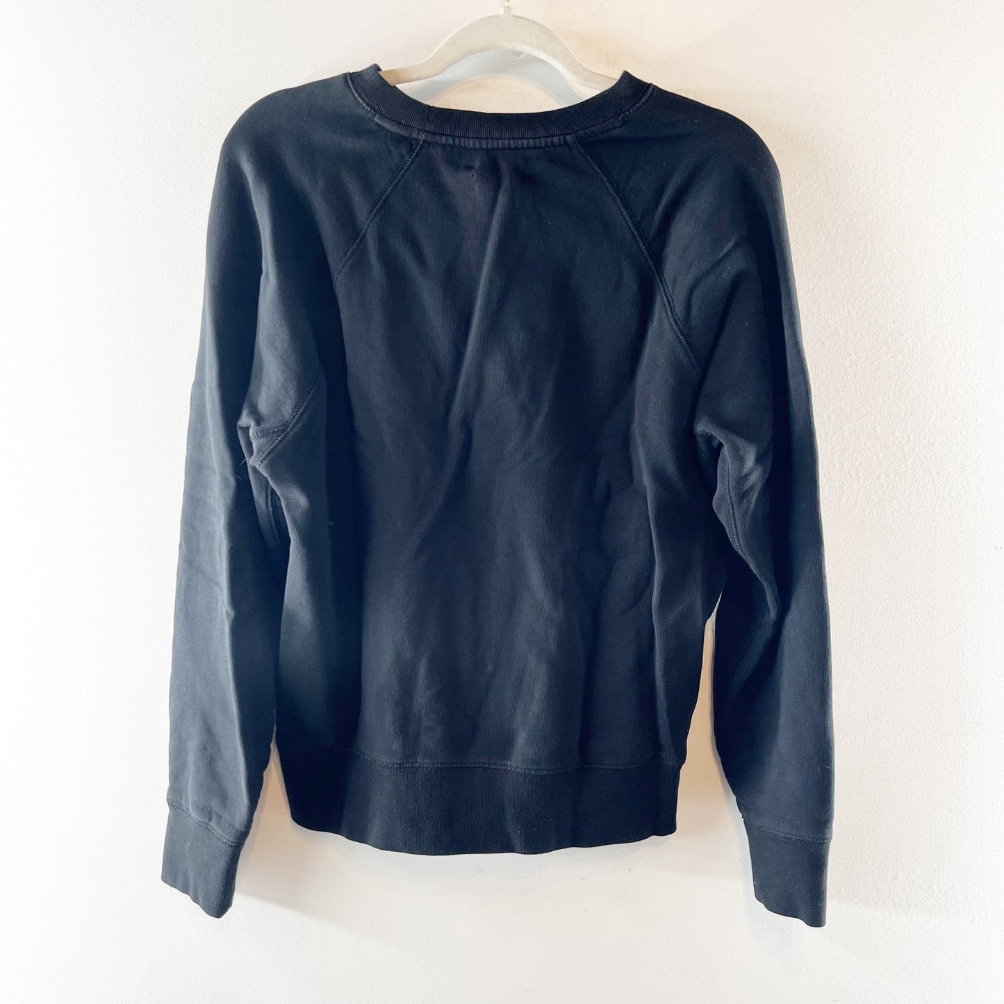 Zadig & Voltaire Long Sleeve Crewneck Star Print Pullover Sweatshirt Black XS