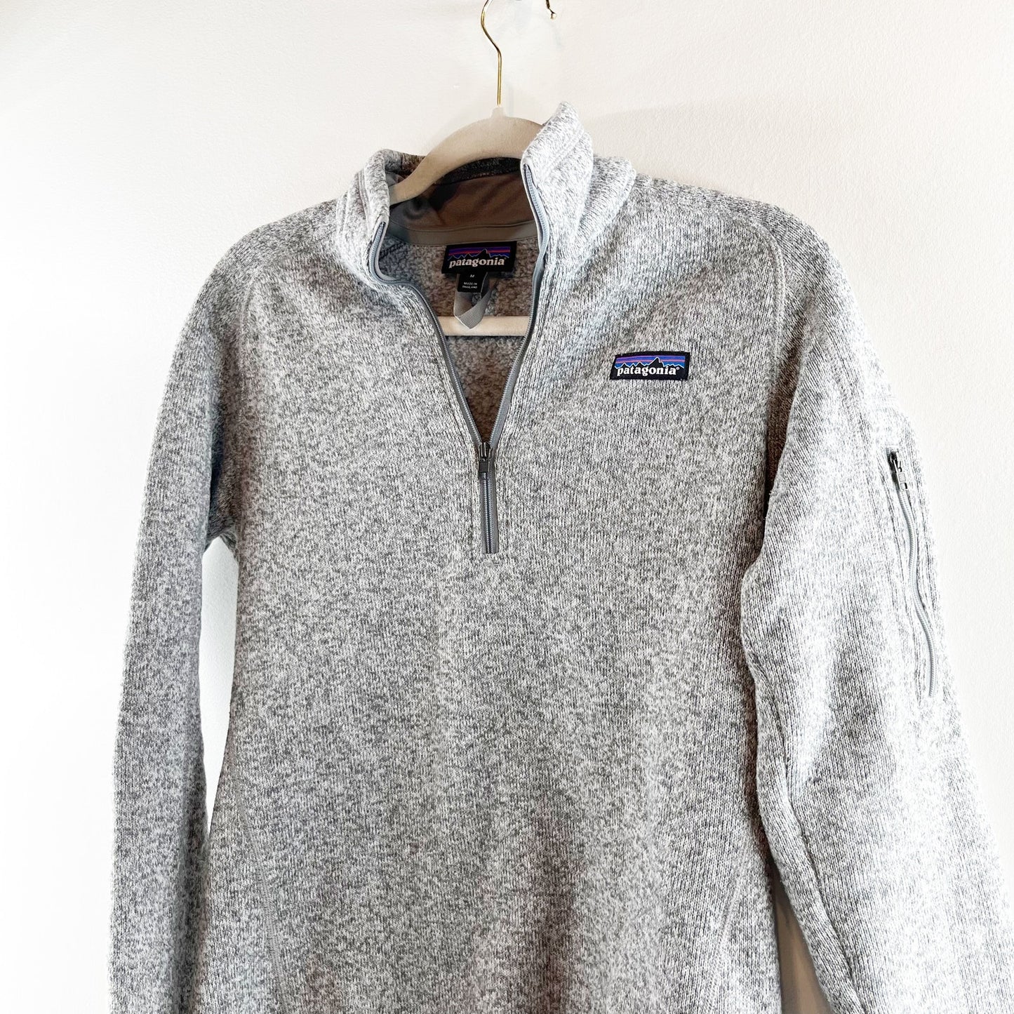 Patagonia Better Sweater 1/4 Zip Fleece Pullover Jacket Gray Medium