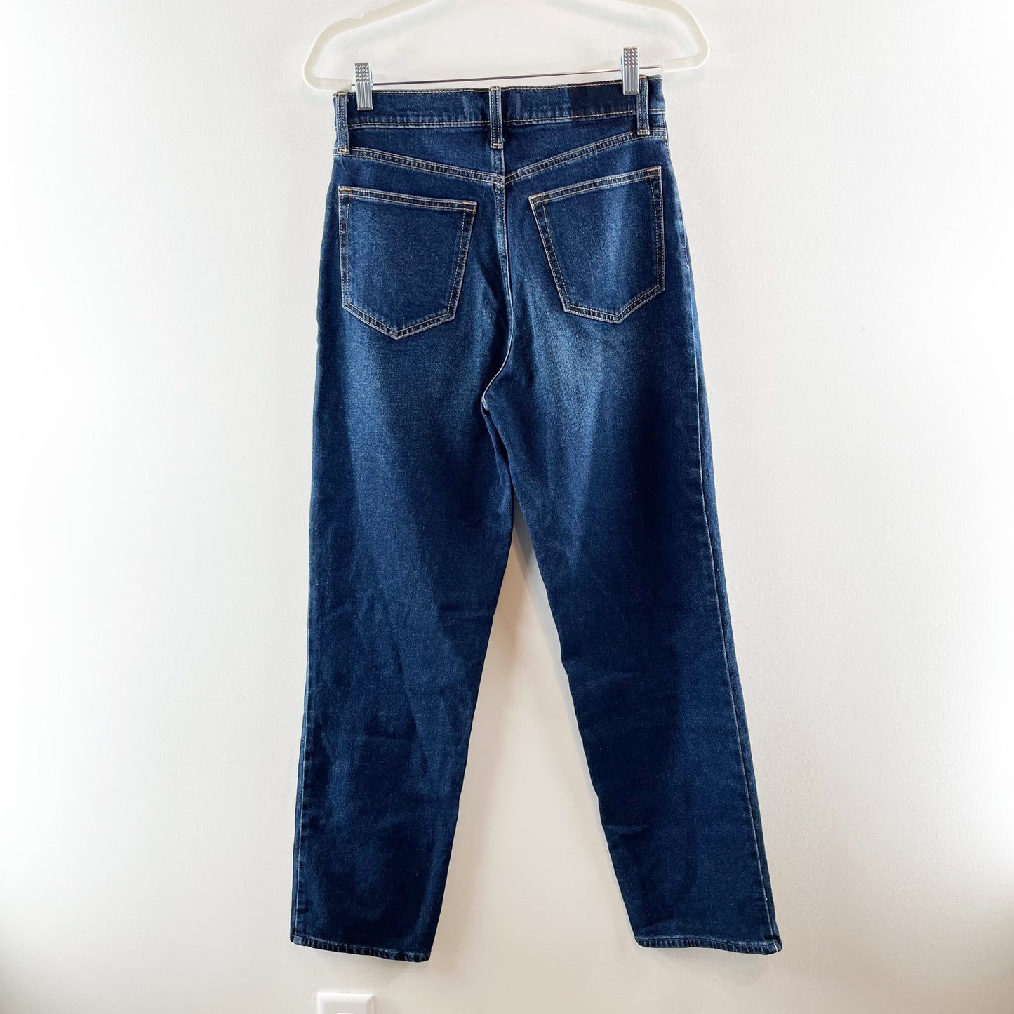 Abercrombie & Fitch The '90s Straight Ultra High Rise Straight Leg Jeans Blue 8