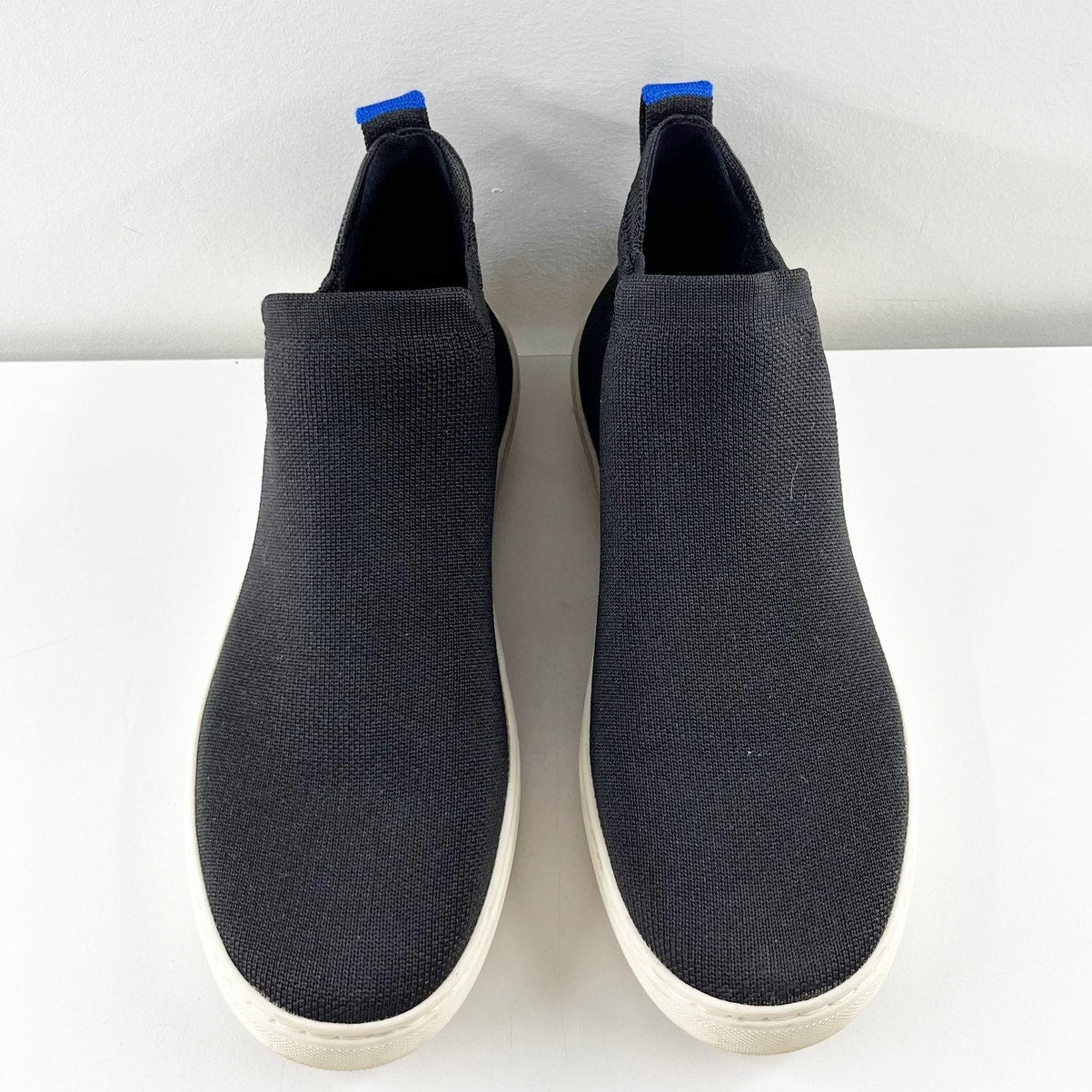 Rothy's Chelsea High Top Boots Sneakers Black 8.5