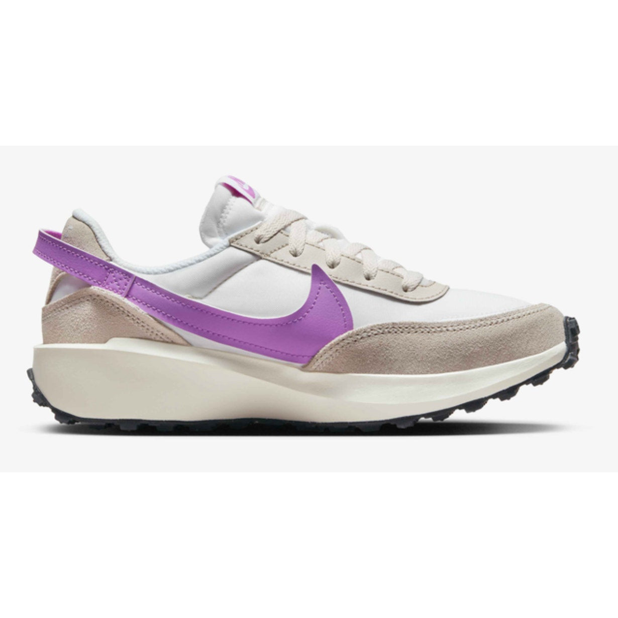 Nike Waffle Debut Running Sneakers Shoes White Cream Purple 7.5