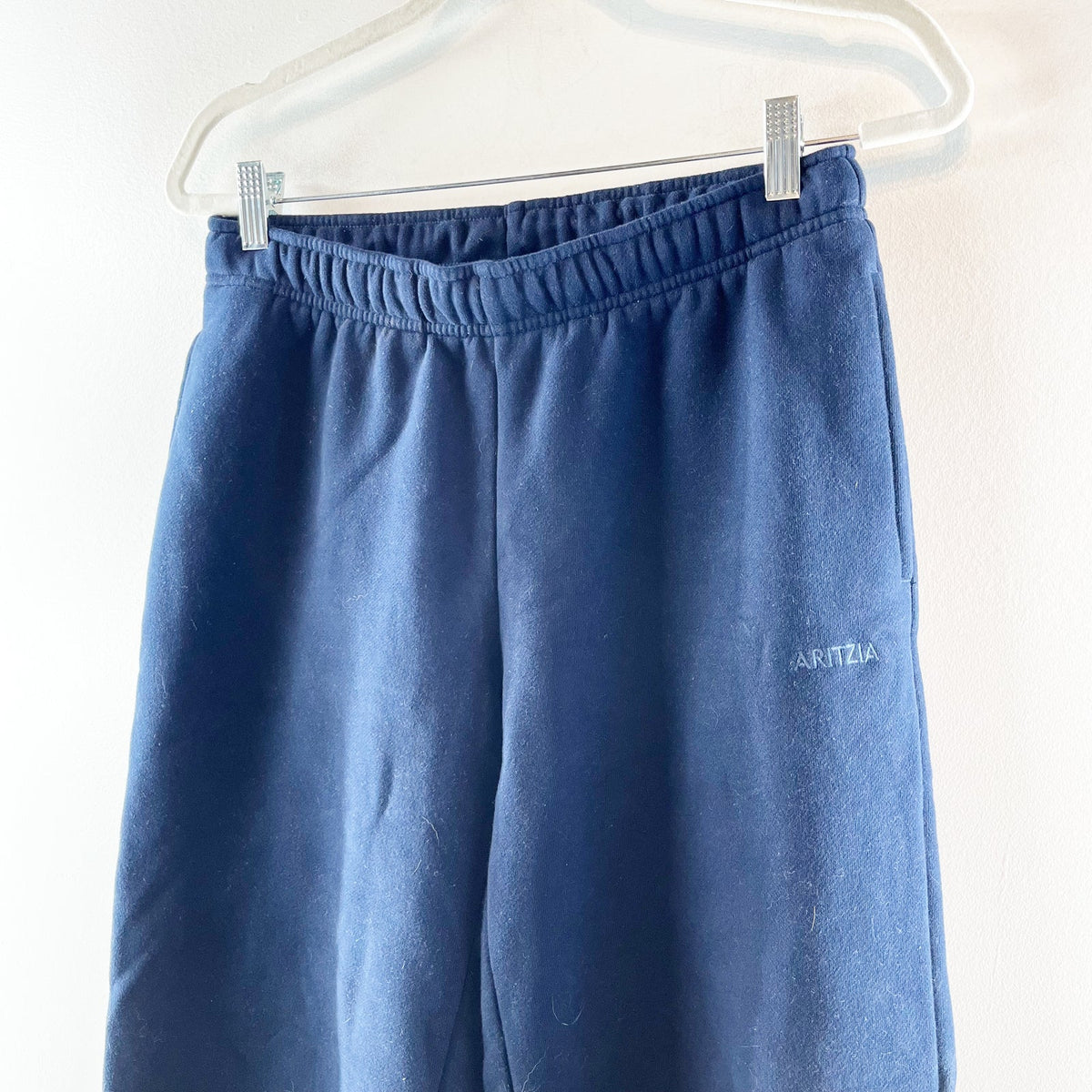Aritzia Mega Fit Sweatfleece Straight Leg Sweatpants Admiral Navy Blue Small