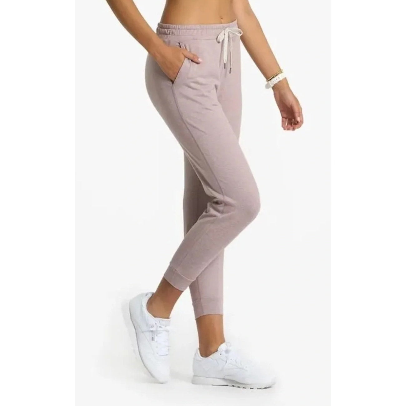 Vuori Performance Jogger Sweatpants Dusty Rose Pink Medium