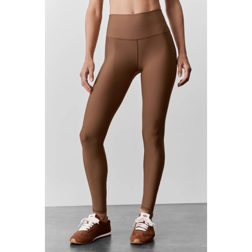 Alo 7/8 High-Waist Airlift Leggings Sun Kissed Brown Small