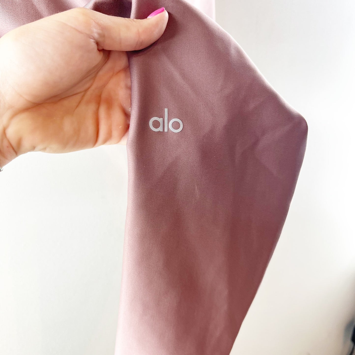 Alo 7/8 High Waist Airlift Leggings Mushroom Purple Small