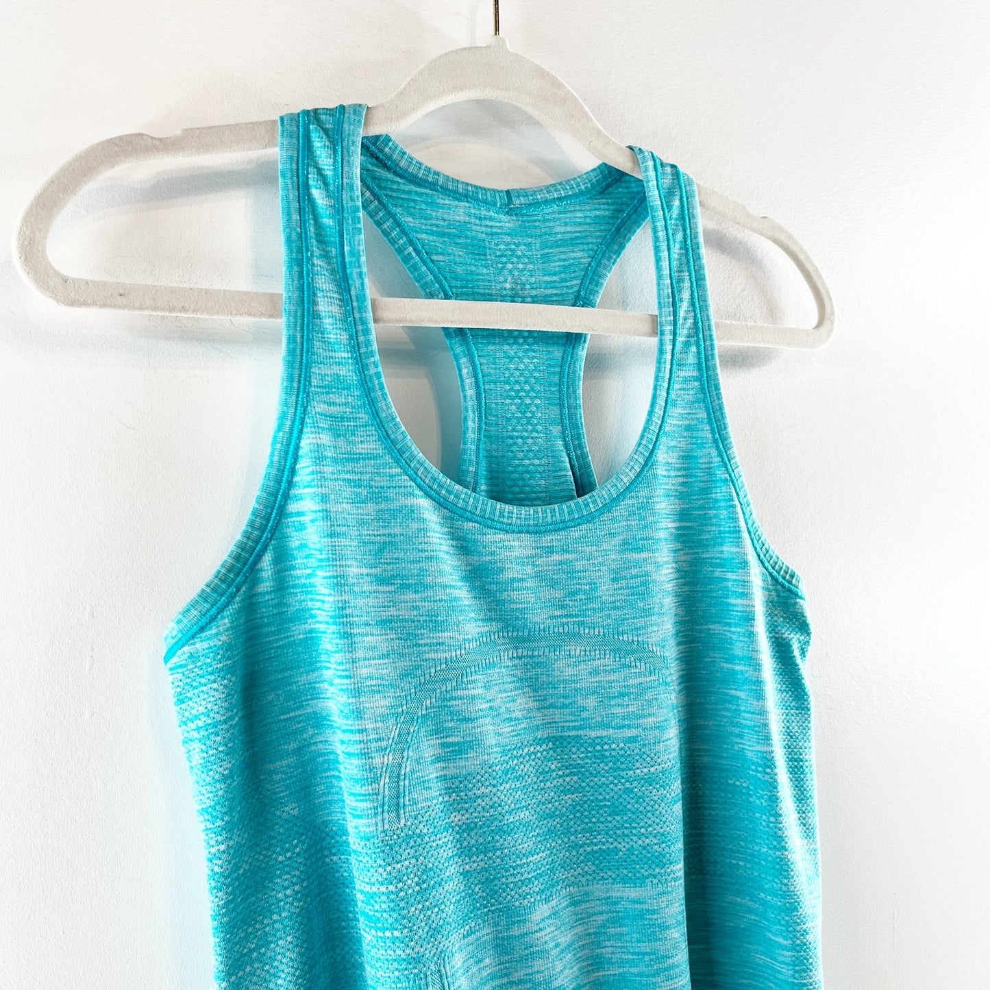 Lululemon Swiftly Tech Racerback Tank Top Heathered Blue Tropics 8