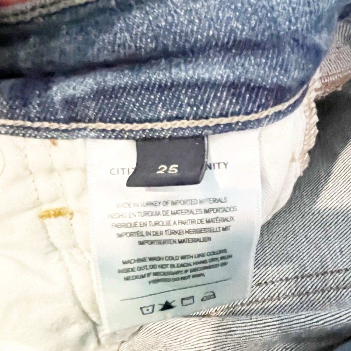 Citizens of Humanity High Rise Isola Cropped Boot Cut Jeans Blue 25