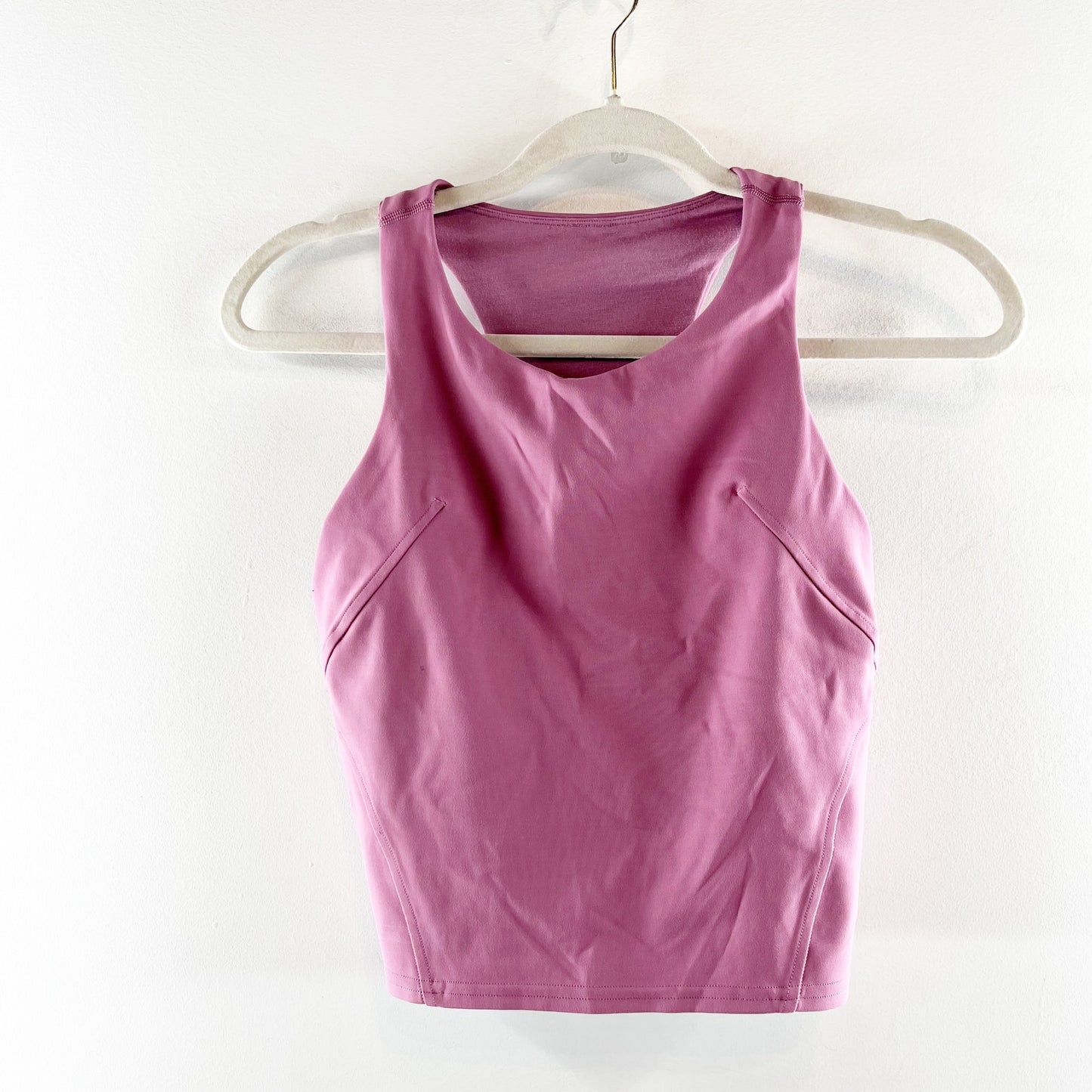 Lululemon Wunder Train Racerback Tank Top Velvet Dust Purple 8