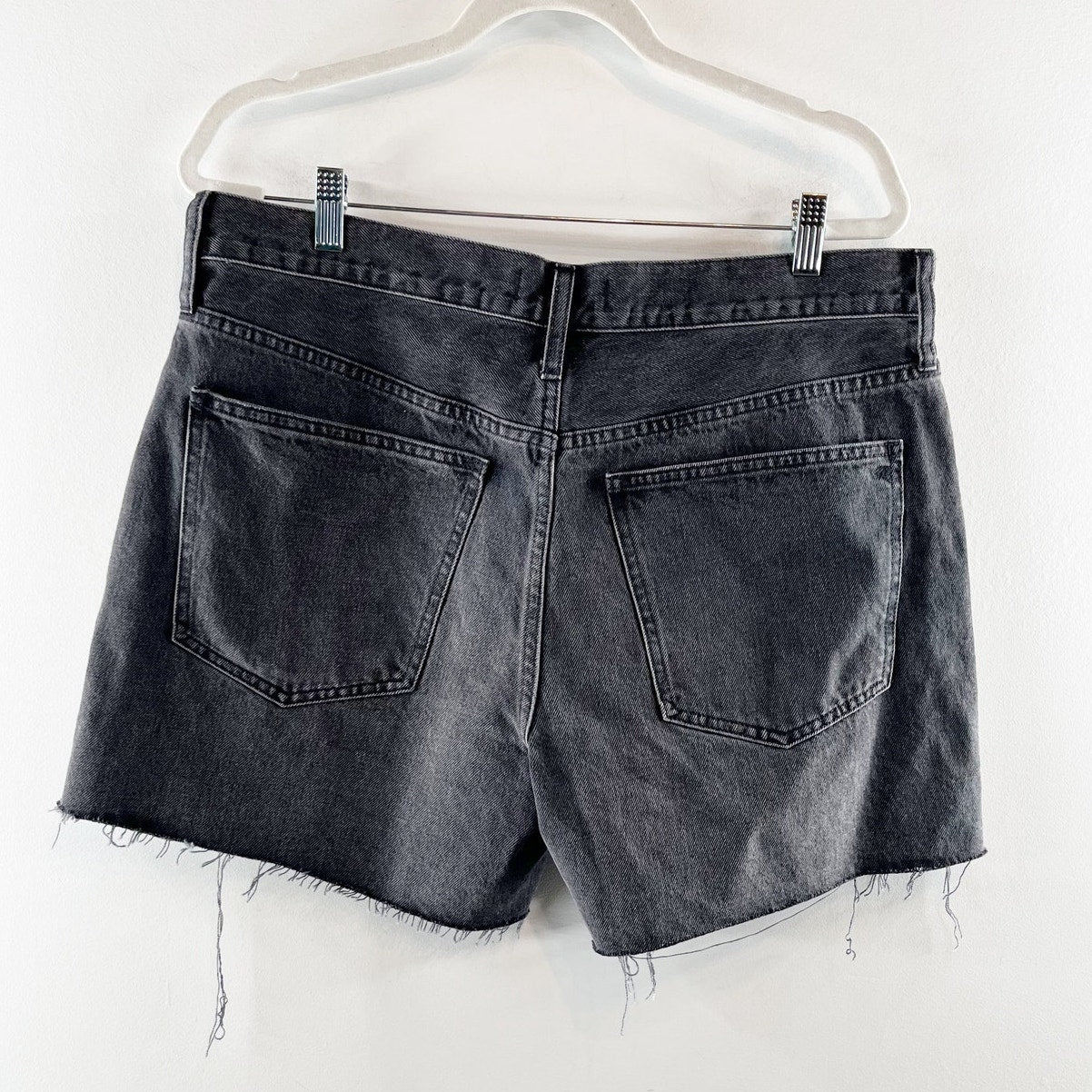 Madewell High Rise Relaxed Mid Length Cutoff Denim Jean Shorts Bradbrook Wash 12