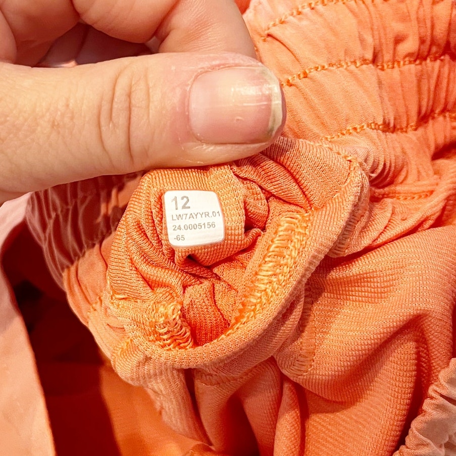 Lululemon Hotty Hot High-Rise Lined Short 2.5" Orange Flash 12