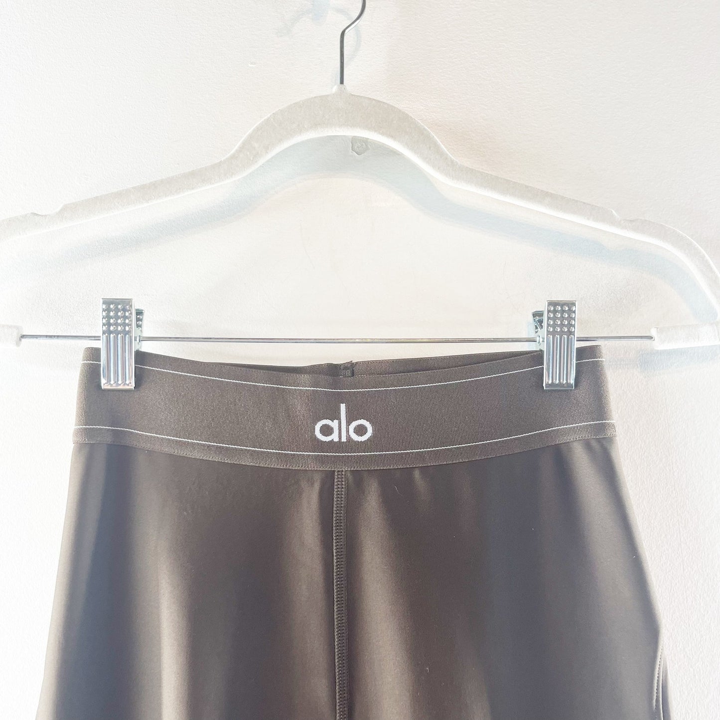 Alo Yoga Airlift High-Waisted Suit Up Leggings Espresso Brown Small