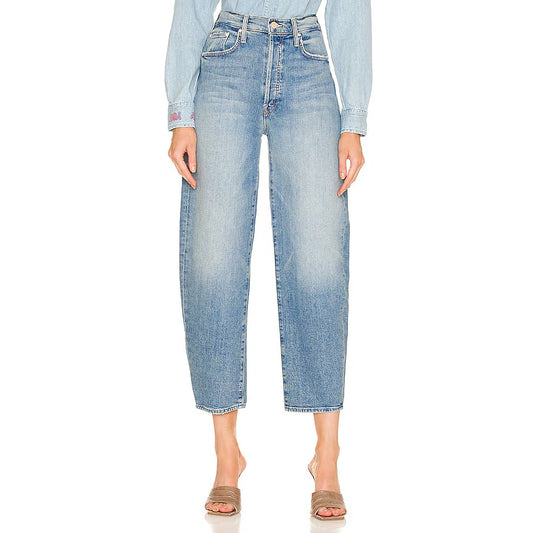 Mother The Curbside High Rise Straight Leg Ankle Jeans Secret Sister 29