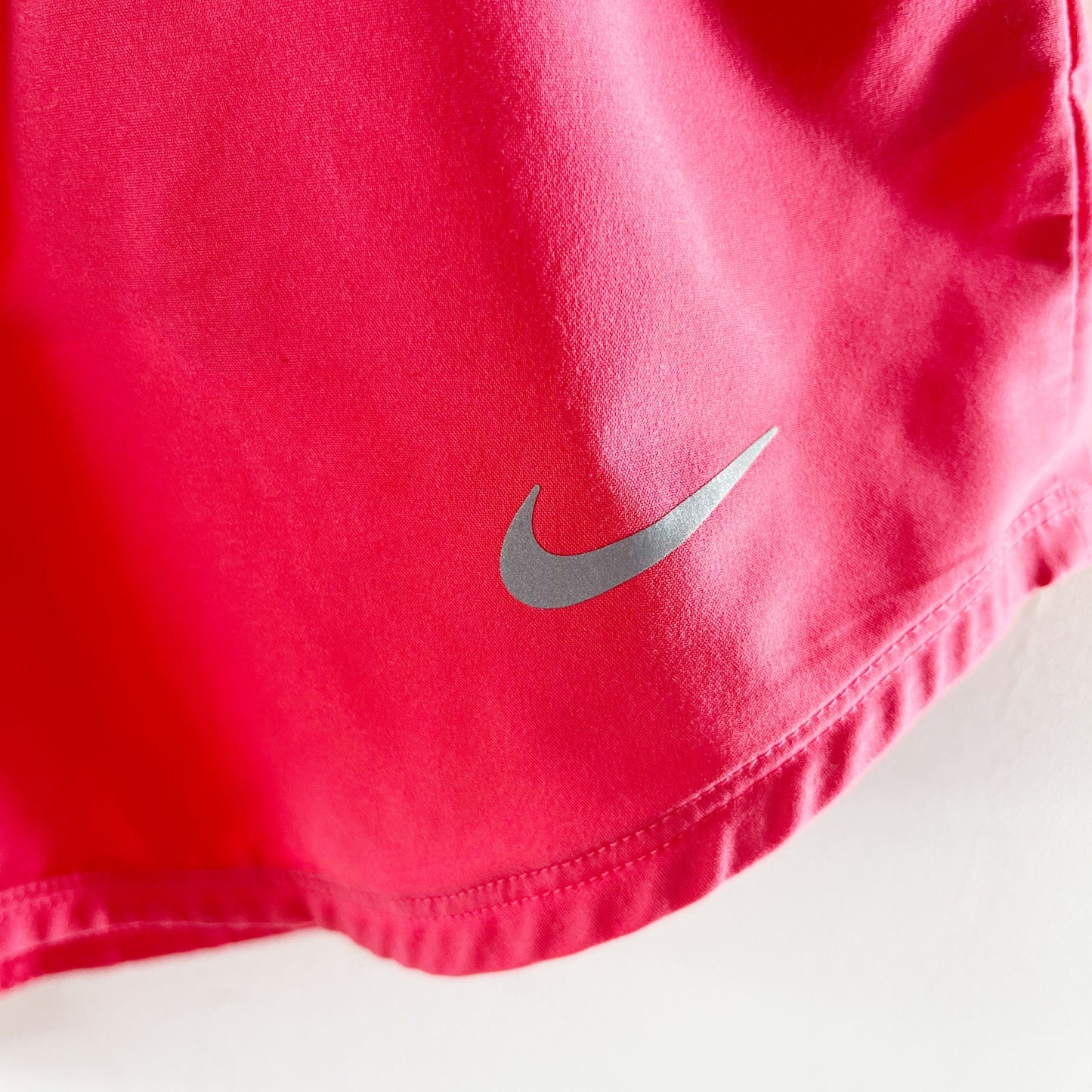 Nike One Training Running Lined Activewear Shorts Coral Pink Large