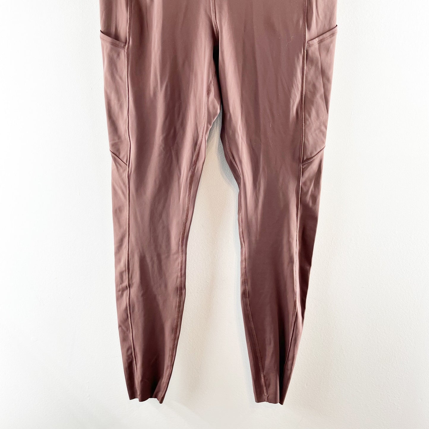 Lululemon Fast and Free Tight Leggings 28" Non-Reflective Brown Earth 10