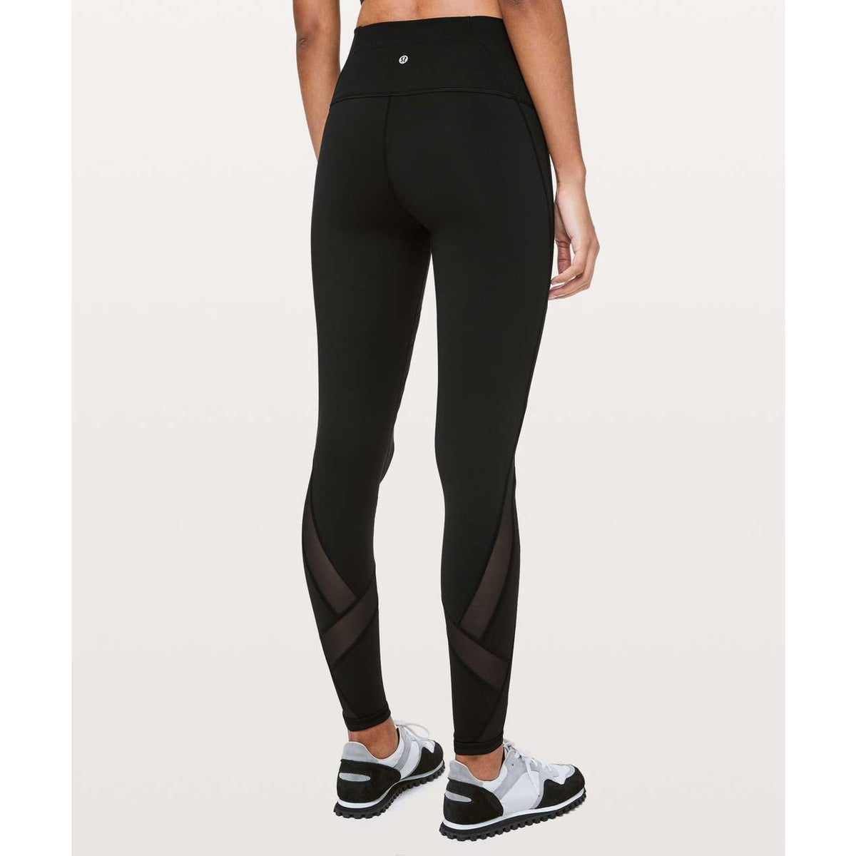 Lululemon Athletica Wunder Under High-Rise Tight Leggings Mesh 28" Black 6